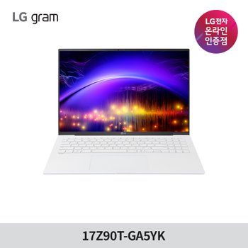 LG 그램 17Z90T-GA5YK 램16GB SSD256 윈도우11 포함 노트북