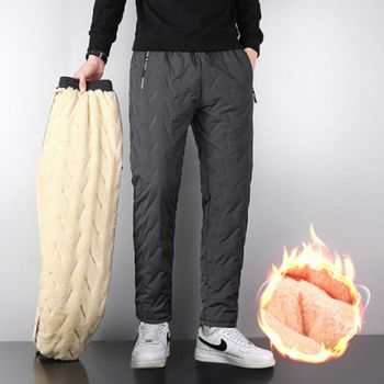 남성 겨울용 방수 방풍 보아털 기모 작업 팬츠 우모복 남성바지 겨울바지 스포츠바지 우모바지