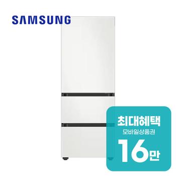 삼성 비스포크 김치플러스 3도어키친핏 김치냉장고 313L RQ33DB74B1AP01 렌탈 60개월 월 59200원