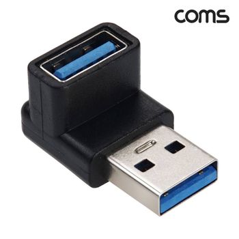 TBZ Coms USB 3.1 Gen2 연장젠더 상향꺾임 10Gbps JA128 컴스 USB3.0 젠더