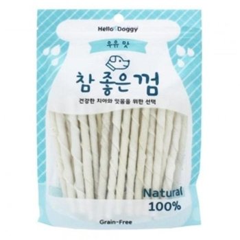 갓 애견간식 헬로도기 참좋은껌 우유스틱 1 용품 (47229963)