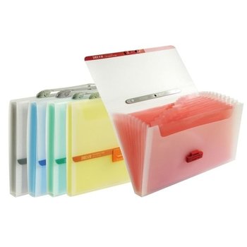 고품질 컬러미니도큐13칸 통장지갑 13포켓 분홍 드림산업 명함집제작 명함지갑판촉물 (WFI0S0H)