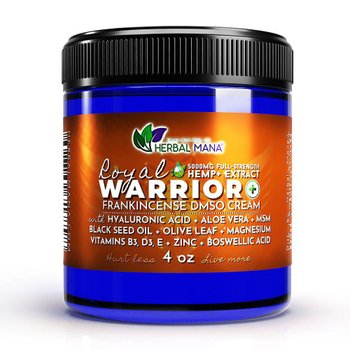 [해외] 허벌마나 로얄 워리워 Frankincense DMSO 크림 4oz(118g)
