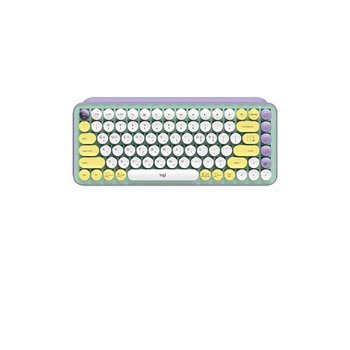 로지텍 무선블루투스기계식키보드(POP KEYS 라벤더 Logitech)