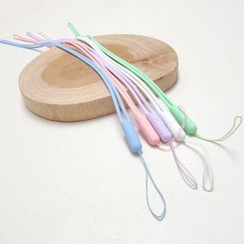 고정 사원증 스트랩 실리콘 끈 고리 실리콘스트랩 줄 휴대폰목걸이