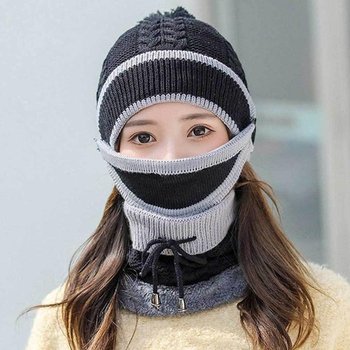 [MENP9JHU_53DW]스키모자 목워머 방한넥워머 방울털모자