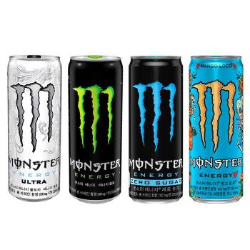 [코카콜라] 몬스터 에너지 드링크  울트라6 그린6 제로6 망고로코6 355ml 24캔 (S15754576)