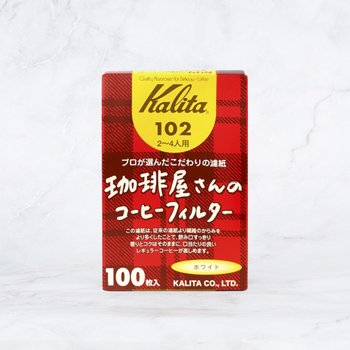 칼리타 커피샵 커피필터 100매 102화이트