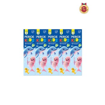 페리오 키즈 2단계 치약 75G x 5개