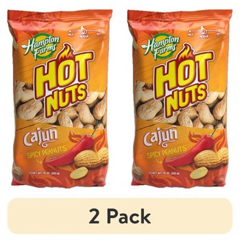 [해외] 햄튼 팜스 (2팩) 햄튼 팜스 핫 앤 스파이시 케이준 피넛, 284g