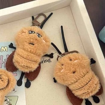 귀여운 바퀴벌레 키링 인형 바선생 열쇠고리 굿즈 가방 꾸미기 참 장식 백꾸 백참 액세사리