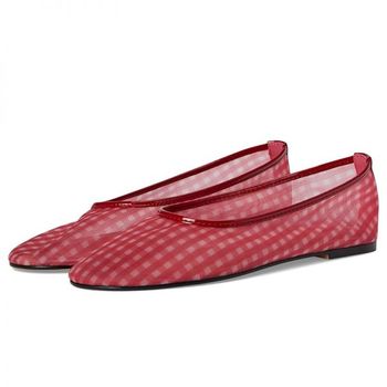 Steve Madden 우먼 Meadow - 레드 깅엄 357487