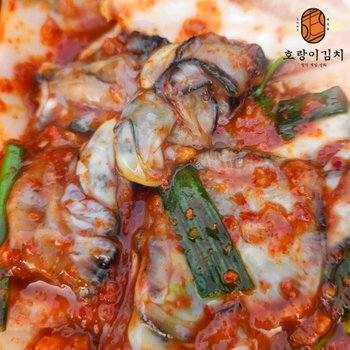 국산 통영굴 배추 굴 김치 생굴 겉절이  1kg
