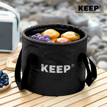 KEEP 캠핑 휴대용 다용도 접이식 설거지 가방 멀티 바스켓 20L