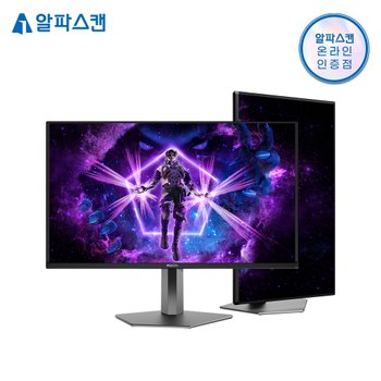 알파스캔 에이건 AG326UZD 게이밍 32인치 4K UHD OLED 240Hz USB-C HDR 400 AI 무결점 모니터