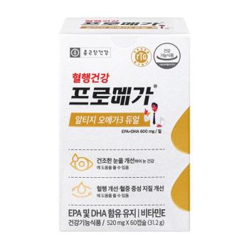 (5개)종근당건강 프로메가 알티지 오메가3 듀얼 520mg x 60캡슐 / N (S44012564)