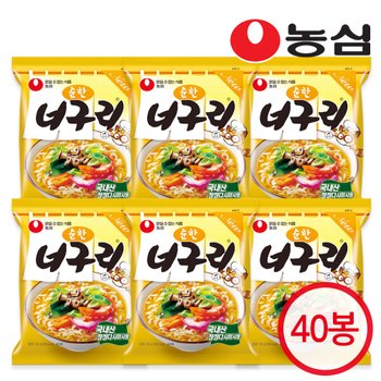[농심] 너구리 순한맛 120gX40개입