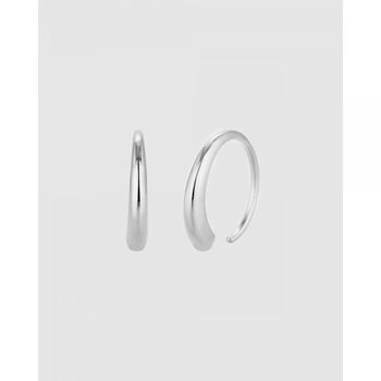 [해외] Elli Jewelry 엘리 쥬얼리 귀걸이 후프 지오 베이직 블로거 플레인 925 스털링 실버 - 7665707