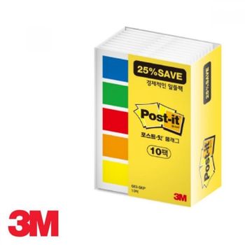 3M OIEO3018 포스트잇 플래그 알뜰팩 683-5KP-10
