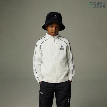 [풋볼스탠다드] 토트넘 KIDS 파이핑바람막이 점퍼 화이트 (메쉬 안감)