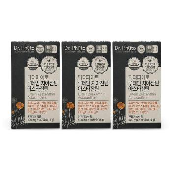 닥터파이토 루테인 지아잔틴 아스타잔틴 500mg x 30캡슐 3개 Ss (S19279238)