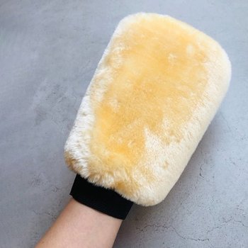 고품질 인조양모 세차장갑 양면 양털 세차 미트 패드 (WFI4KXN)