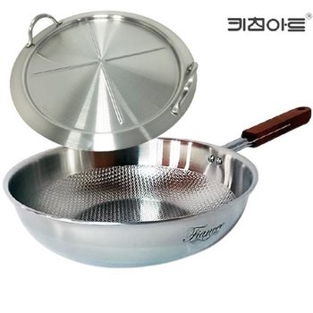 피앙세 통5중 IH 엠보 궁중팬28CM-스텐커버