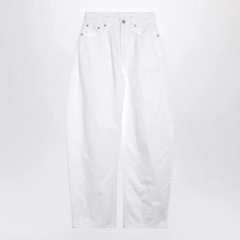 [해외] 알라이아 High waisted curved leg white denim jeans AA9P1280D027DDE/XN_ALAIA-000_311-24