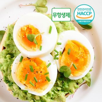 [국민란] 촉촉 부드러운 간이 베어있는 반숙란 반숙 계란 삶은계란 30구 친환경 무항생제