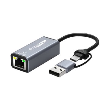 애니포트 C타입 USB3.0 2 IN 1 기가비트 랜카드 콤보 AP-UC31GLAN