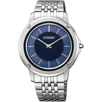[해외] 시티즌 시계 남성 AR5050 51L Eco Drive One Metal Band Silver Dial Color Blue 손목시계 World