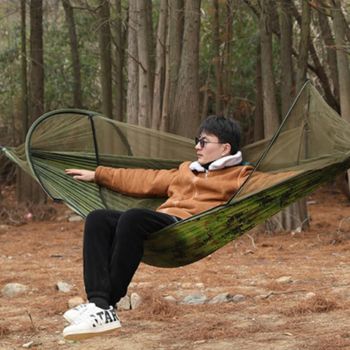 야외 모기장해먹 캠핑그물침대 여행해먹