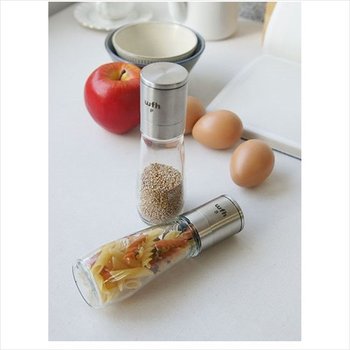 D14 워드 깨갈이 후추갈이 사용이편리한 깨갈이통 깨그라인더 후추갈이 실용적 모던주방