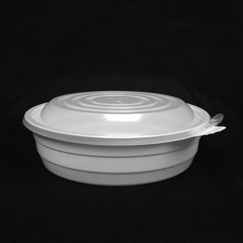 [TY] 갈비찜 해물찜 탕 배달 포장 원형 찜 용기+뚜껑 300파이 (왕대) 100세트