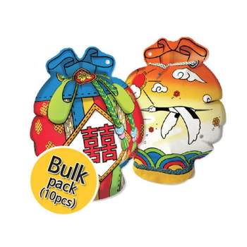 DIY HZI206Z2 학 복주머니 오뚝이 색칠풍선 만들기 세트 10개입