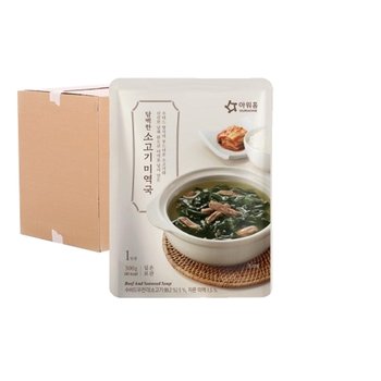아워홈 담백한 소고기미역국 300g 12입 (박스)