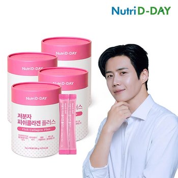 뉴트리디데이 저분자 피쉬콜라겐 플러스 90포 4통 12개월분