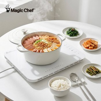 매직쉐프 1구 인덕션 화이트 MIR-H2000W 고화력 9단계