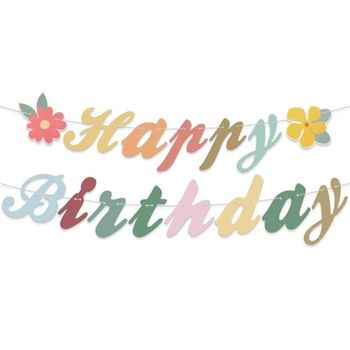 파티 YQZD6237 생일 벽장식 이벤드 꽃 가랜드 행사 레터링 가랜드
