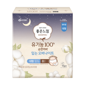 좋은느낌 유기농 입는오버나이트 대형 8p