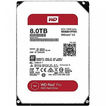 [해외] Western Digital HDD 3.5 8TB WD Red Pro WD8001FFWX SATA3.0 7200rpm 128MB 내장 하드 디스크
