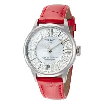[해외] Tissot 티쏘 여성용 T099.207.16.118.00 T-클래식 32mm 자동 시계 7851082