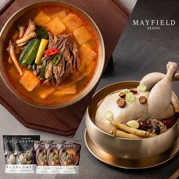 궁중보양식세트 [육개장 3팩+삼계탕2팩]