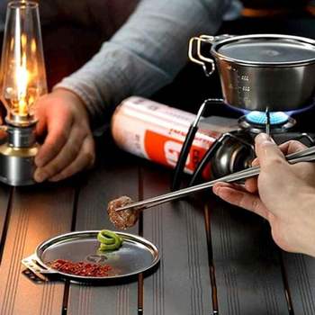 캠핑문 KC41FX62 304스텐레스 씨에라컵 다용도 플레이트