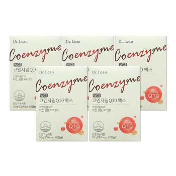 닥터린 코엔자임Q10 맥스 500mg 60캡슐 5개/mjc (S35336174)