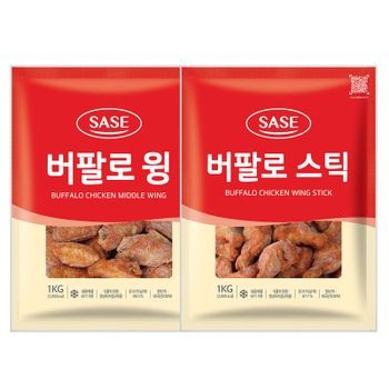 사세 버팔로 윙 1kg + 버팔로 스틱 1kg[35966380]