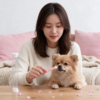 반려동물 칫솔 미니핏 초극세모 댕댕이 멍멍이 강아지 양치 덴탈 케어 반려동물칫솔