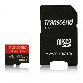 (트랜센드) micro SDHC CLASS10 UHS-I Ultimate 600x 8GB /메모리/리더기