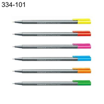 [VCMQL1MX]라이너 네온옐로우 만년필 334-101 1개 0.3mm
