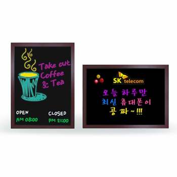이동식화이트보드 AK43EU99 카페블랙보드 블랙보드 자석 300 400